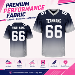 Custom Football Uniform with Sleeve Number Stitched Printed Name Number Logo