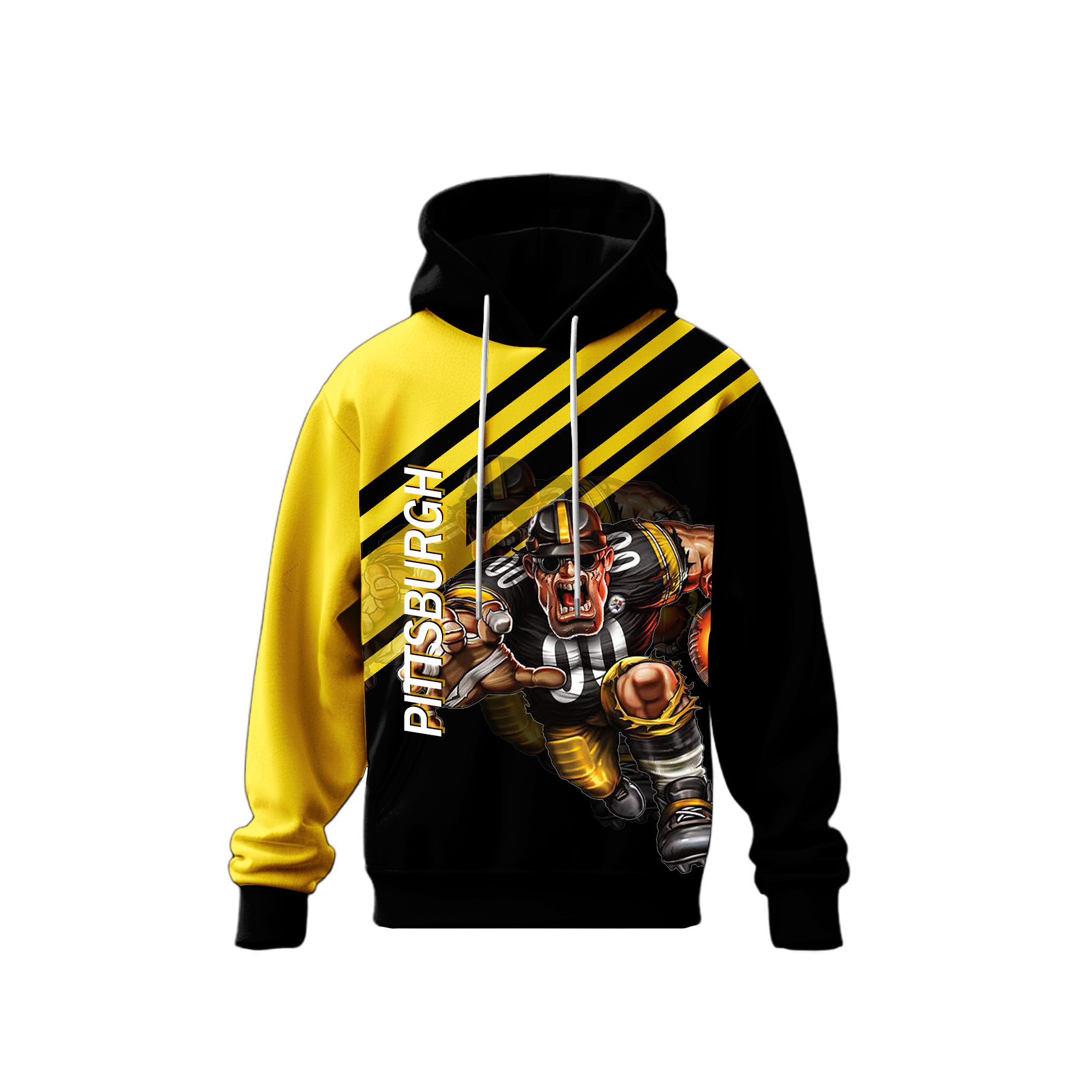 Custom Printed Pullover Hoodie with Printed Logo Name for Men Women Youth