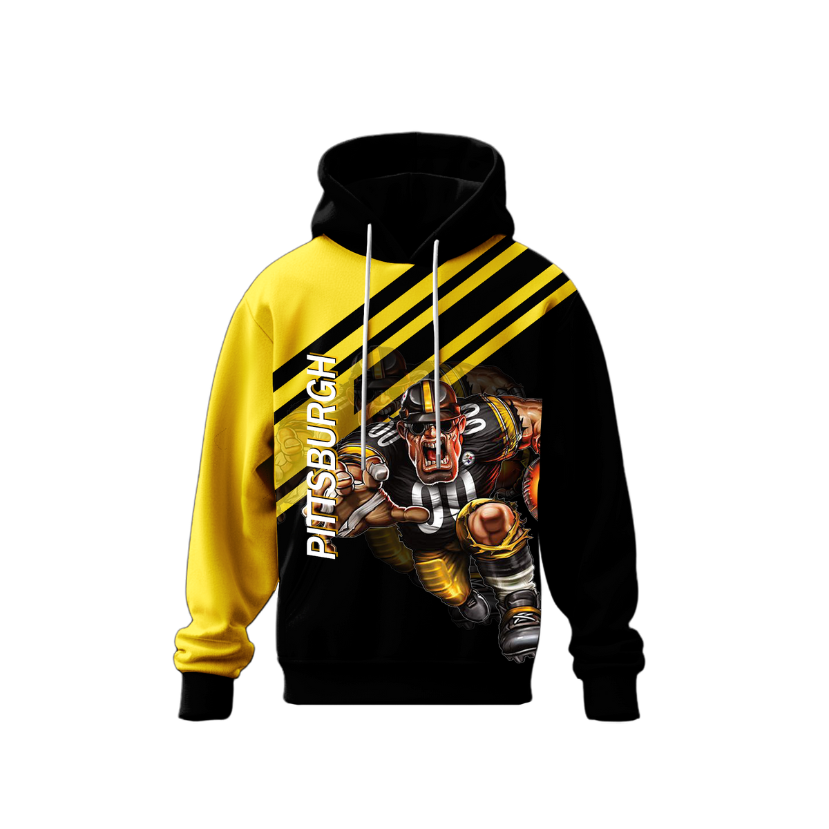 Custom Printed Pullover Hoodie with Printed Logo Name for Men Women Youth