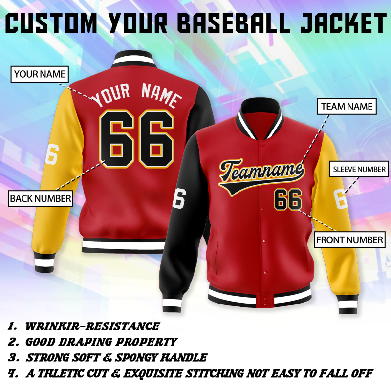 Casual Custom Team Jacket Printed and Embroidered for Business Team Apparel