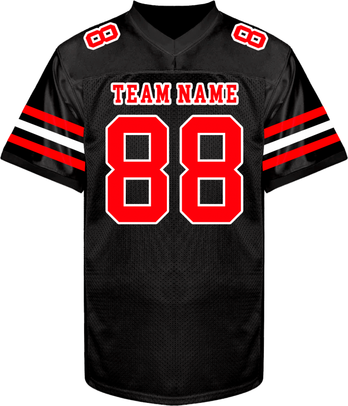 Custom American Football Jersey with Front Team Name and Back Number Fan Gift