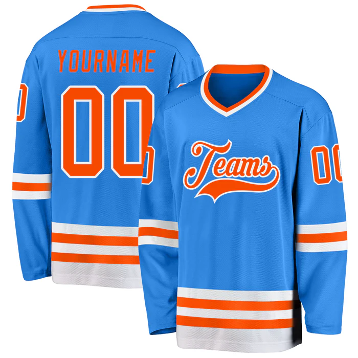 Custom Ice Hockey Team Jersey with Your Name and Number with Stitched Printed Team Logo for Teams Players Fans Men Women Youth Kids