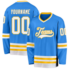 Personalized Hockey Jersey Ice Rink Style for Team Game Wear with Custom Names Numbers Logos for Rink Events and Team Photos