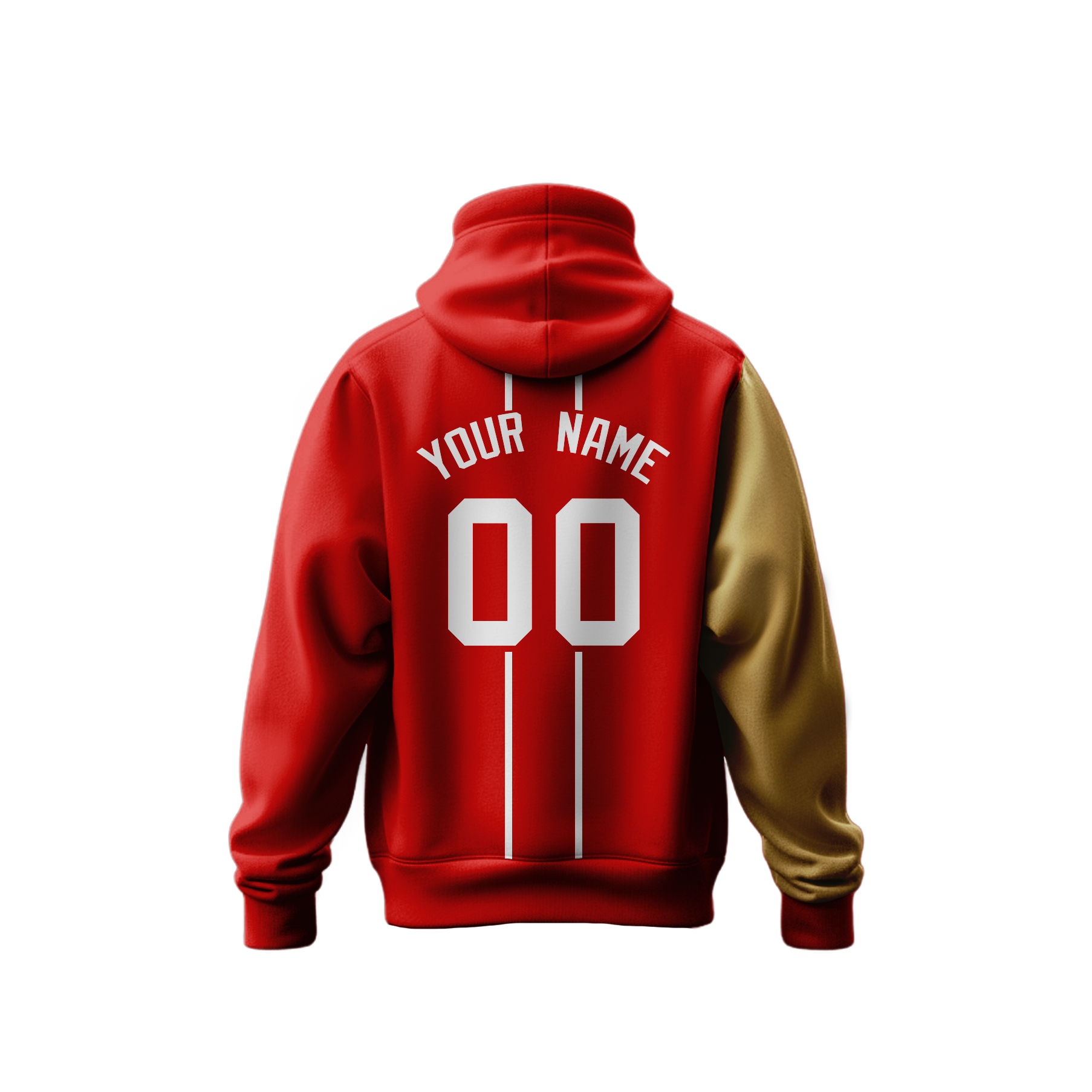 Custom Printed Sweatshirt with Custom Text and Logo Printed Design for Coaches and Players
