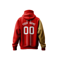 Custom Printed Sweatshirt with Custom Text and Logo Printed Design for Coaches and Players