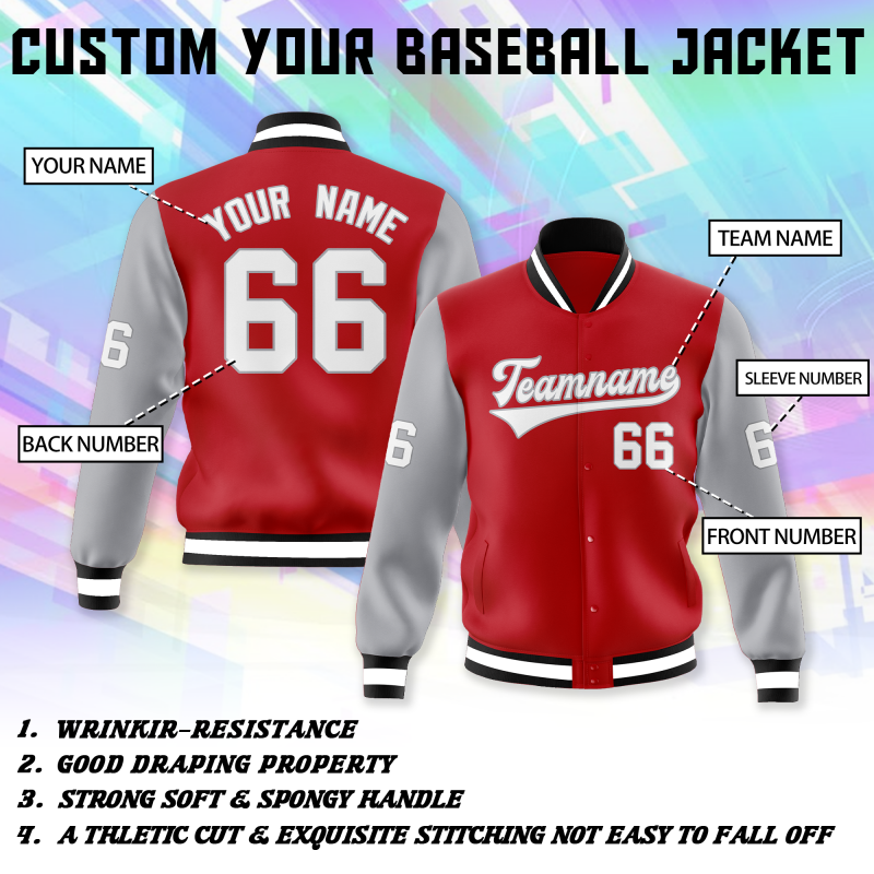 Custom Track Jacket with Personalized Name and Logo Printed and Embroidered for Trade Show Teams
