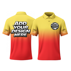 Printed Custom Short Sleeve Printed Polo Shirt with Team Name and Logo for Company Employees