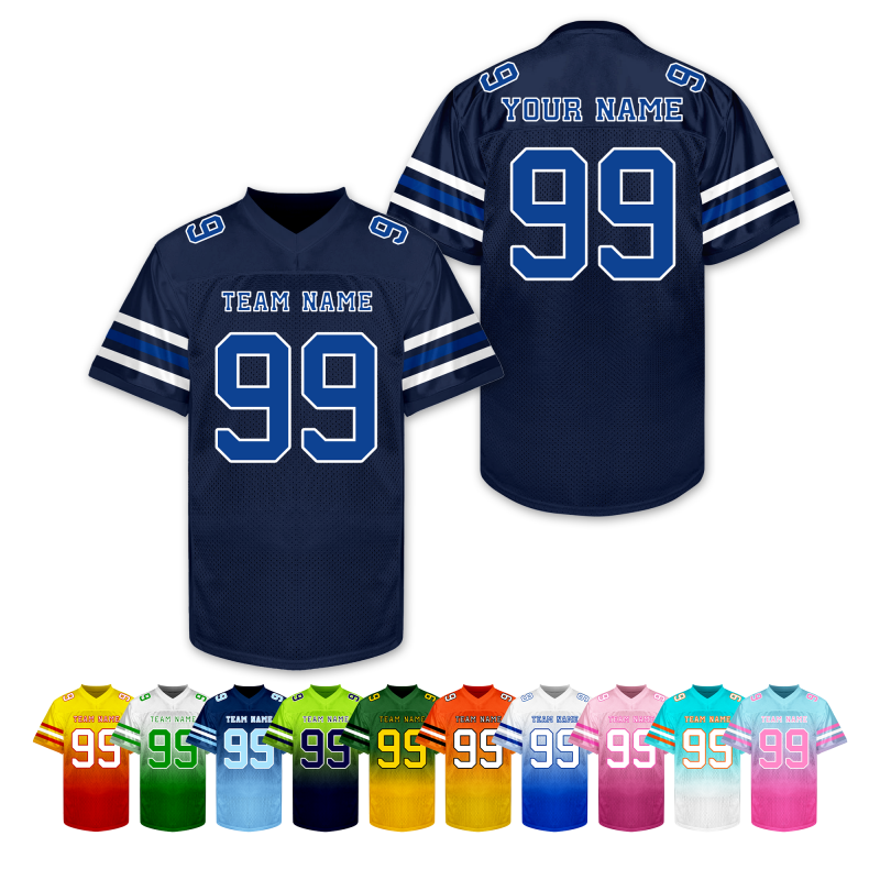 Stitched Printed Custom Design Custom American Football Jersey with Name and Number