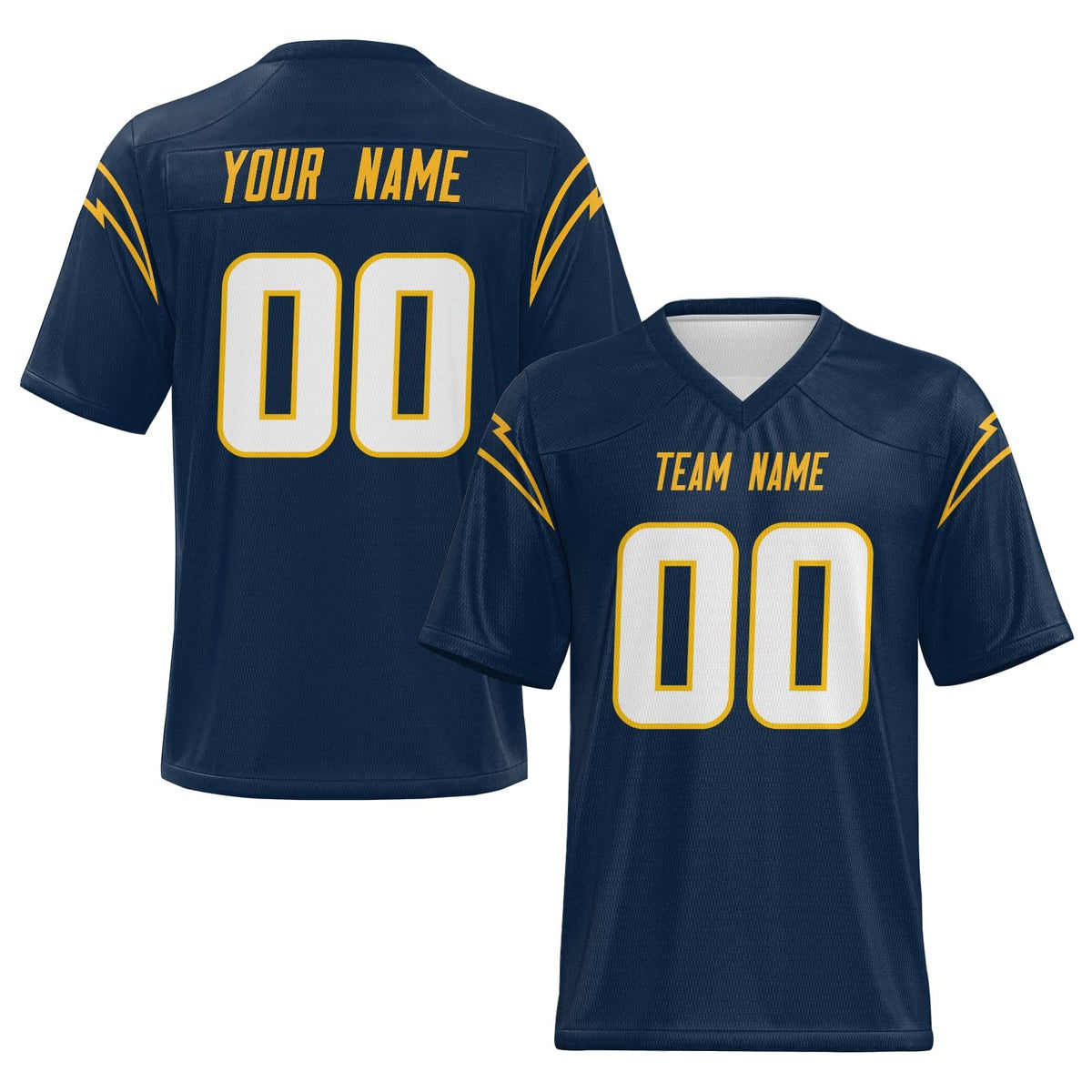 Personalized American Football Jersey Stitched Printed Personalization for Team Captains