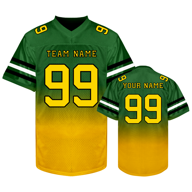Stitched Printed Custom Design Personalized Team Football Jersey for Fundraiser Event