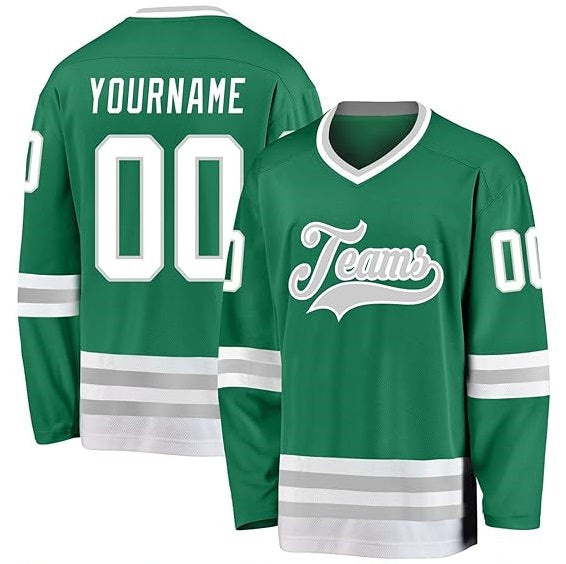 Custom Youth Hockey Jersey Stitched Printed Hockey Design with Stitched Printed Name Number Team Logo for Men Women Youth Kids