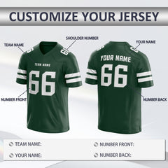 Custom American Football Jersey with Custom Front Text Team Uniform