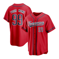 Personalized Baseball Jersey Sporty Stitched Printed Team Logo