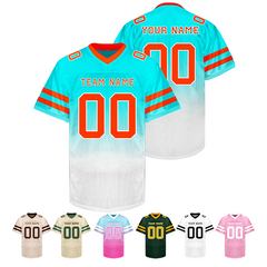 Custom Football Team Jersey Hip Hop Stitched Printed Team Customization