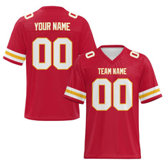 Custom Youth Football Jersey Loose Fit Stitched Printed Custom Design
