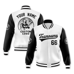 Custom Bomber Jacket with Custom Printed and Embroidered Logo Name Text for Staff Team Events