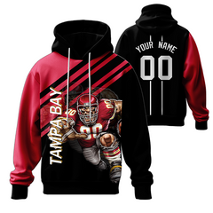 Personalized Printed Hoodie with Team Name and Logo Printed Design for Students and Teachers