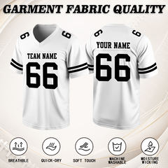 Custom Football Game Jersey with Custom Name Number