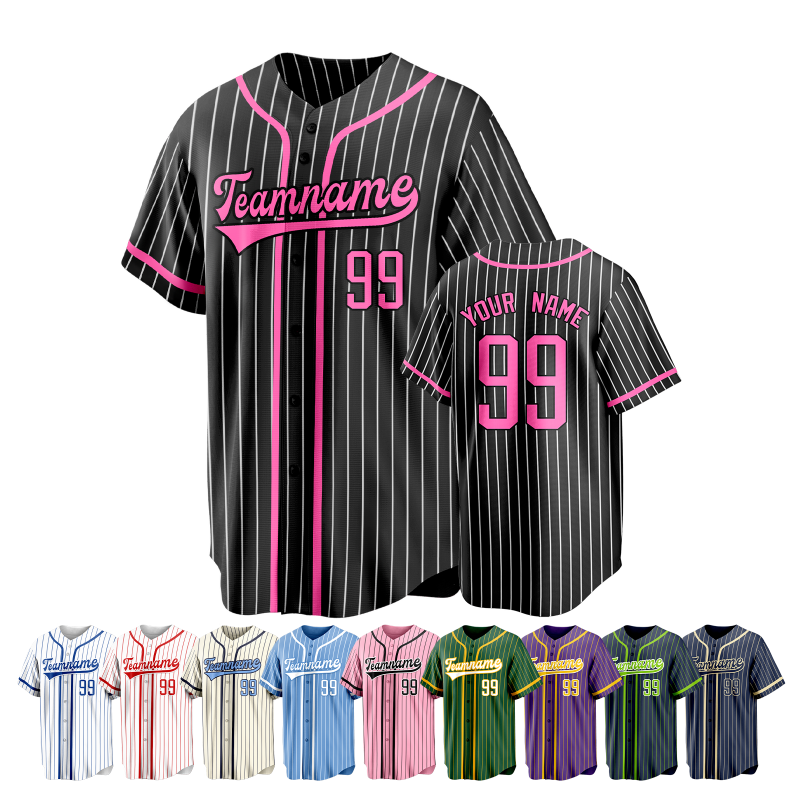 Personalized Baseball Shirt with Custom Names and Numbers for Softball Team Uniform