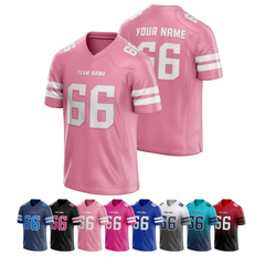 Slim Fit Custom Team Football Uniform with Sleeve Number