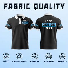 School Club Custom Group Printed Polo Shirt with Custom Front Design for School Club Shirt