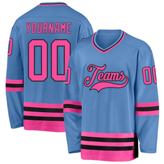 Custom Hockey Fan Jersey Stitched Printed Name Number for Corporate Groups with Stitched Printed Name Number Team Logo for Men Women Youth Kids