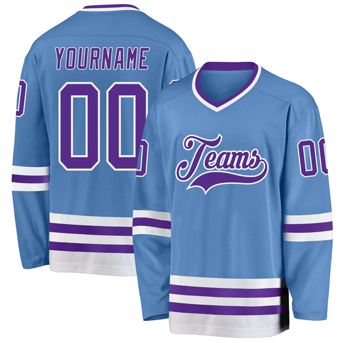 Custom Hockey Shirt with Chest Logo for Team Uniform with Stitched Printed Team Logo Name Number for Hockey Clubs