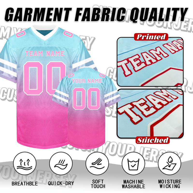 Custom American Football Jersey for Friends and Families and Fundraiser Event