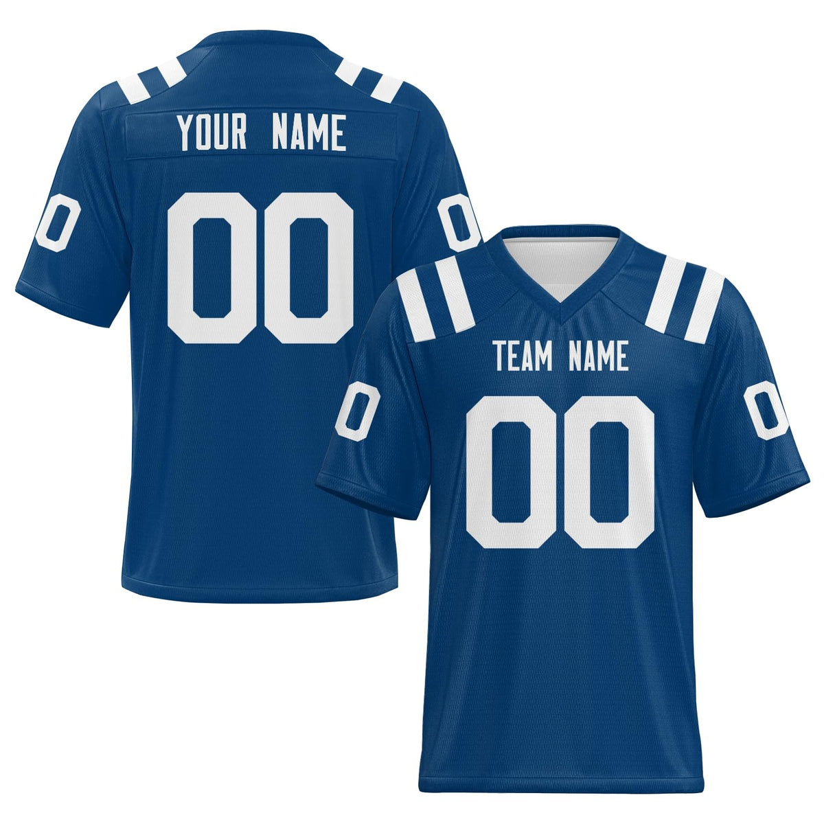 Personalized Football Jersey with Custom Lettering Fan Gift