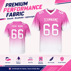 Custom Football Team Uniform Stitched Printed Name Number for Game Night Outfit