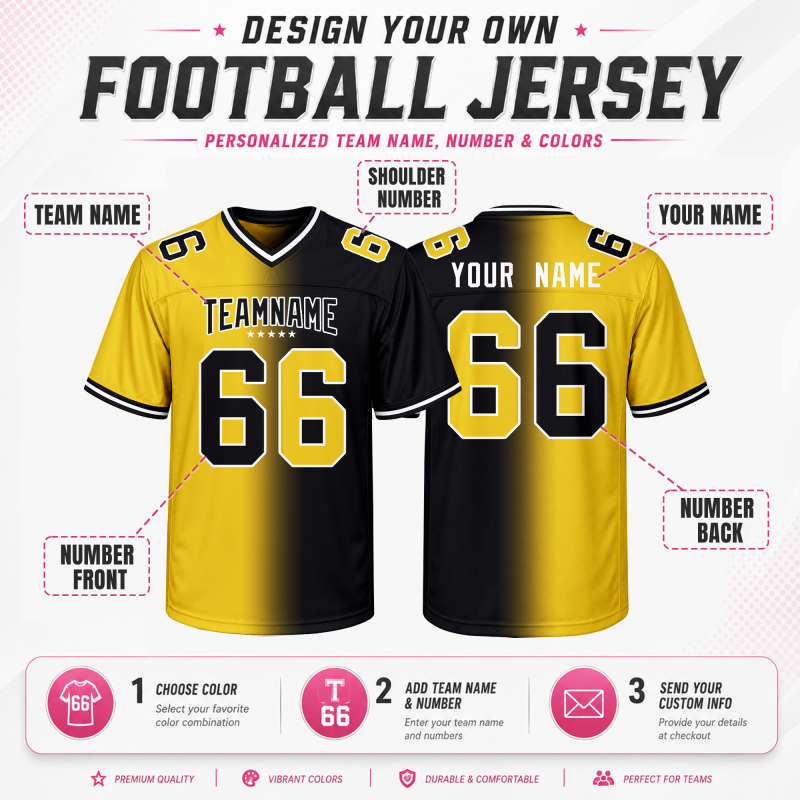Mesh Custom Football Fan Jersey Stitched Printed Name Number Logo