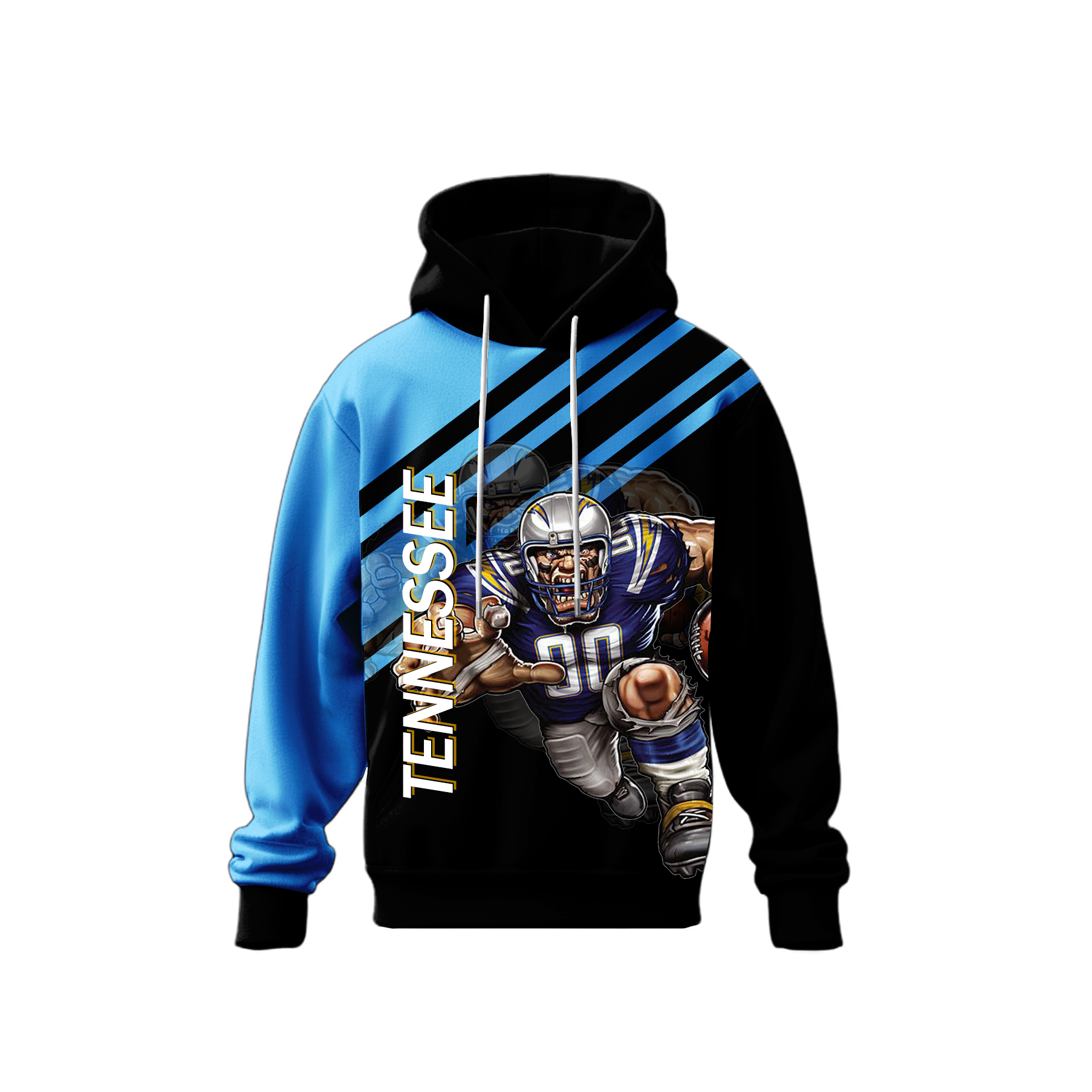 Personalized Printed Pullover Hoodie with Printed Logo Name for Men Women Youth