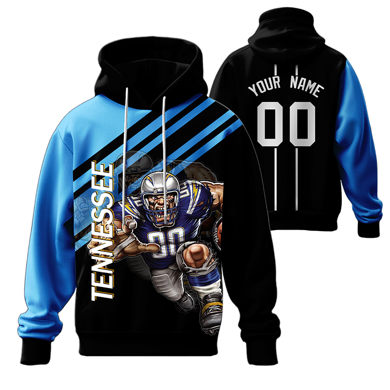 Personalized Printed Pullover Hoodie with Printed Logo Name for Men Women Youth