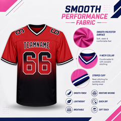 Custom Football Team Uniform for Brothers and Sisters and Game Night Outfit