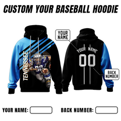 Personalized Printed Pullover Hoodie with Printed Logo Name for Men Women Youth