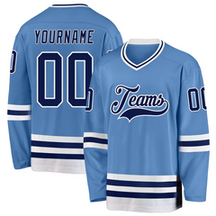 Custom Youth Hockey Jersey Stitched Printed Name Number Logo for Rink Event with Stitched Printed Name Number Team Logo for Men Women Youth Kids