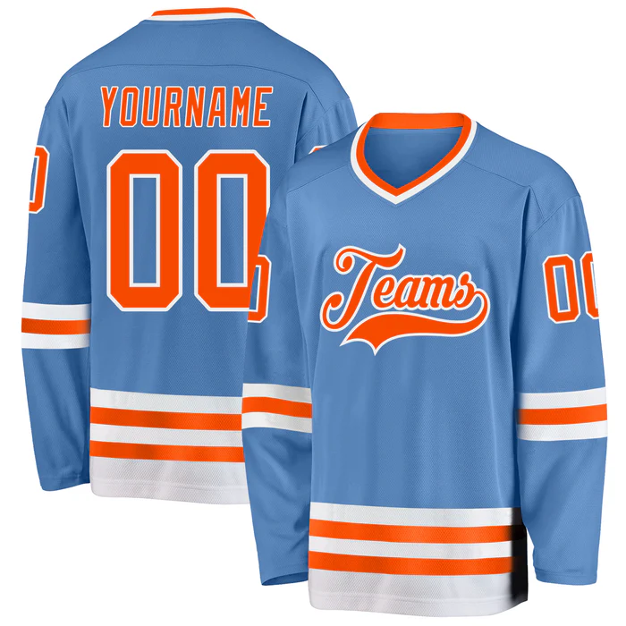 Custom Hockey Jersey with Shoulder Patch Hockey Gift with Stitched Printed Name Number Logo for Team Uniforms