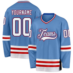 Personalized Hockey Team Jersey with Personalized Name Number with Stitched Printed for Teams Players Fans Men Women Youth Kids
