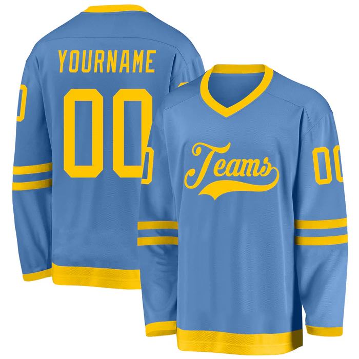 Personalized Ice Hockey Jersey College Style for Opening Day Outfit with Personalized Player Details for Teams Families and Fans