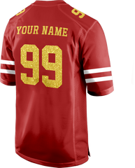 Custom Team Football Uniform with Custom Patch Logo Football Gift