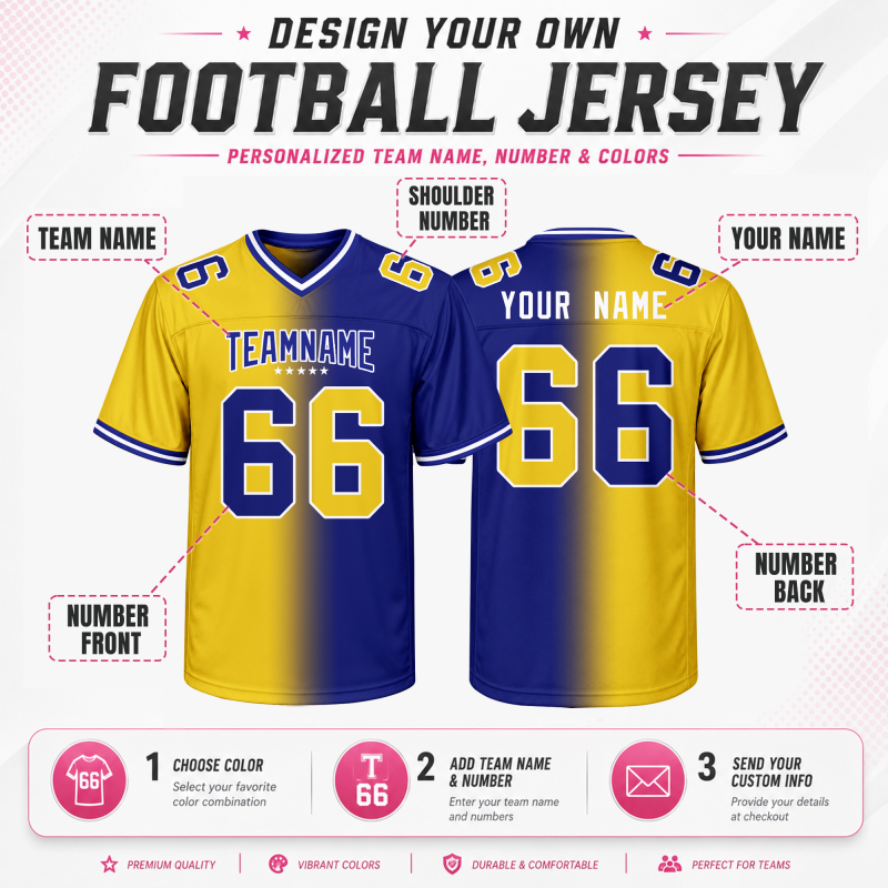 Stitched Printed Custom Design Custom Football Shirt with Personalized Team Logo