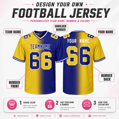 Stitched Printed Custom Design Custom Football Shirt with Personalized Team Logo