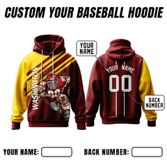 Custom Printed Hoodie with Front Logo and Sleeve Text for Company Team School Event Gifts