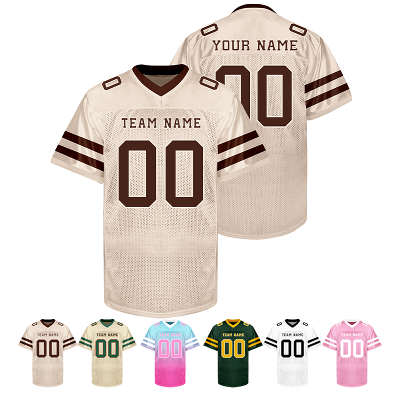 Custom Football Game Jersey with Back Name and Number Game Day Shirt