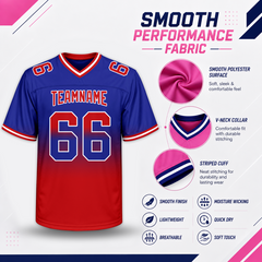Custom Youth Football Jersey Stitched Printed Team Customization for Church Teams