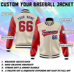 Custom Team Jacket with School Logo for Company Team School Event Gifts Printed and Embroidered