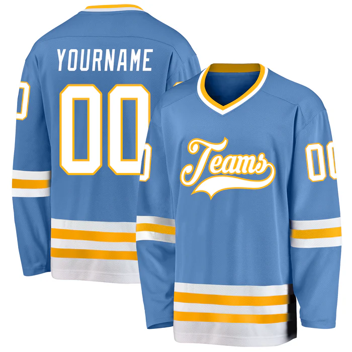 Custom Ice Hockey Team Jersey with Custom Text and Number Stitched Printed with Stitched Printed Team Logo Name Number for Hockey Clubs