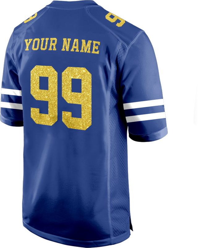 Custom Football Fan Jersey with Custom Patch Logo Stitched Printed Custom Design