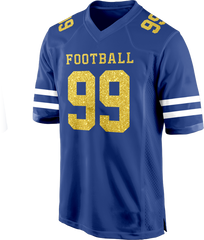 Custom Football Fan Jersey with Custom Patch Logo Stitched Printed Custom Design