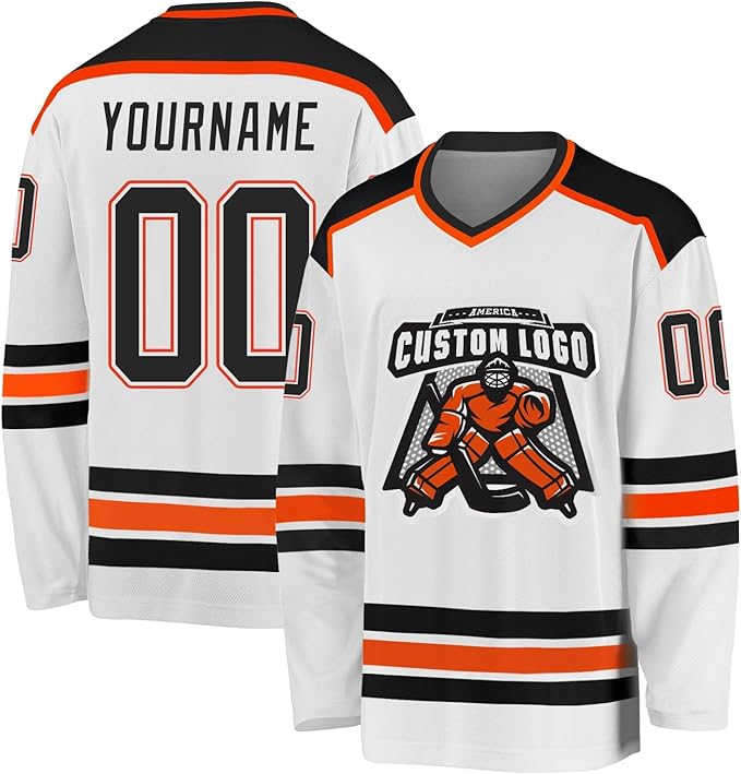 Custom Youth Hockey Jersey Casual for Training Shirt with Stitched Printed Team Logo Name Number for Hockey Clubs